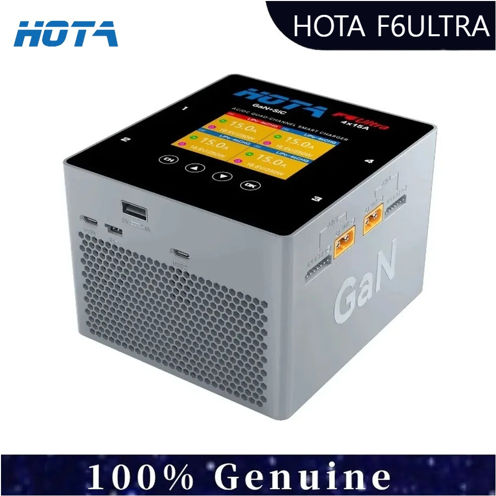 Drone Battery Smart - HOTA F6 Ultra 4-Channel Smart Charger