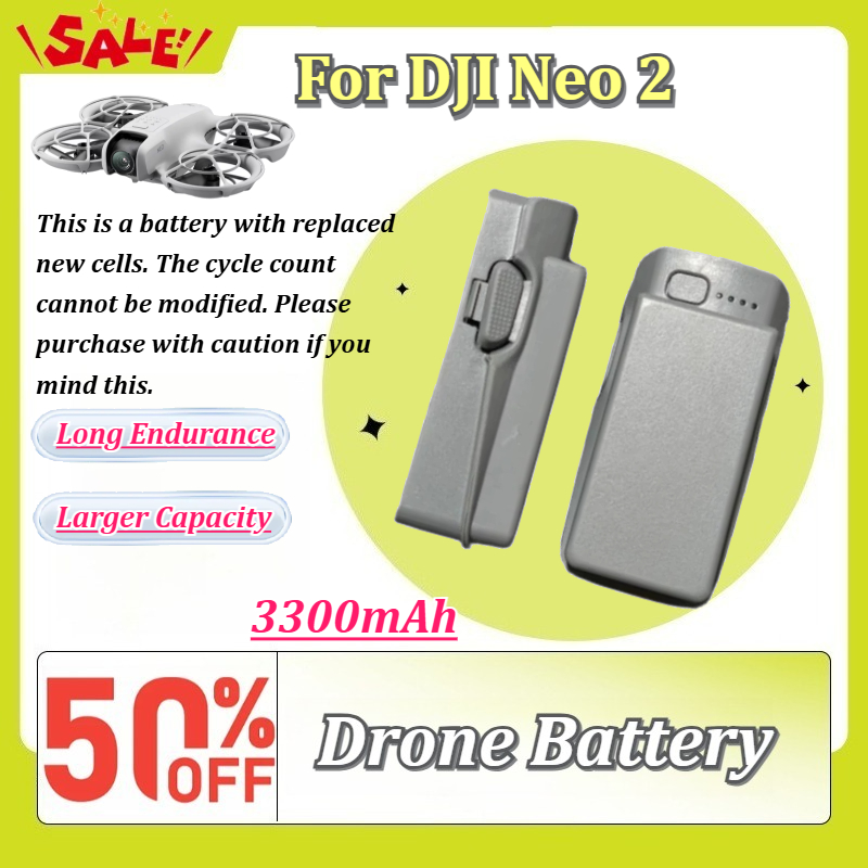 Drone Battery Smart - 3300mAh 7.16V Solid‑State Upgrade Battery Long‑Lasting