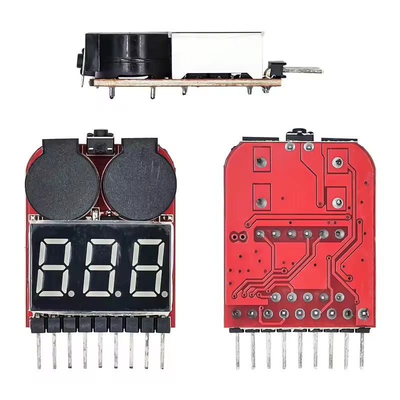 Oike 1-8S 2IN1 Lipo Battery Vo - Drone Battery Voltage Checker ulasan dan harga