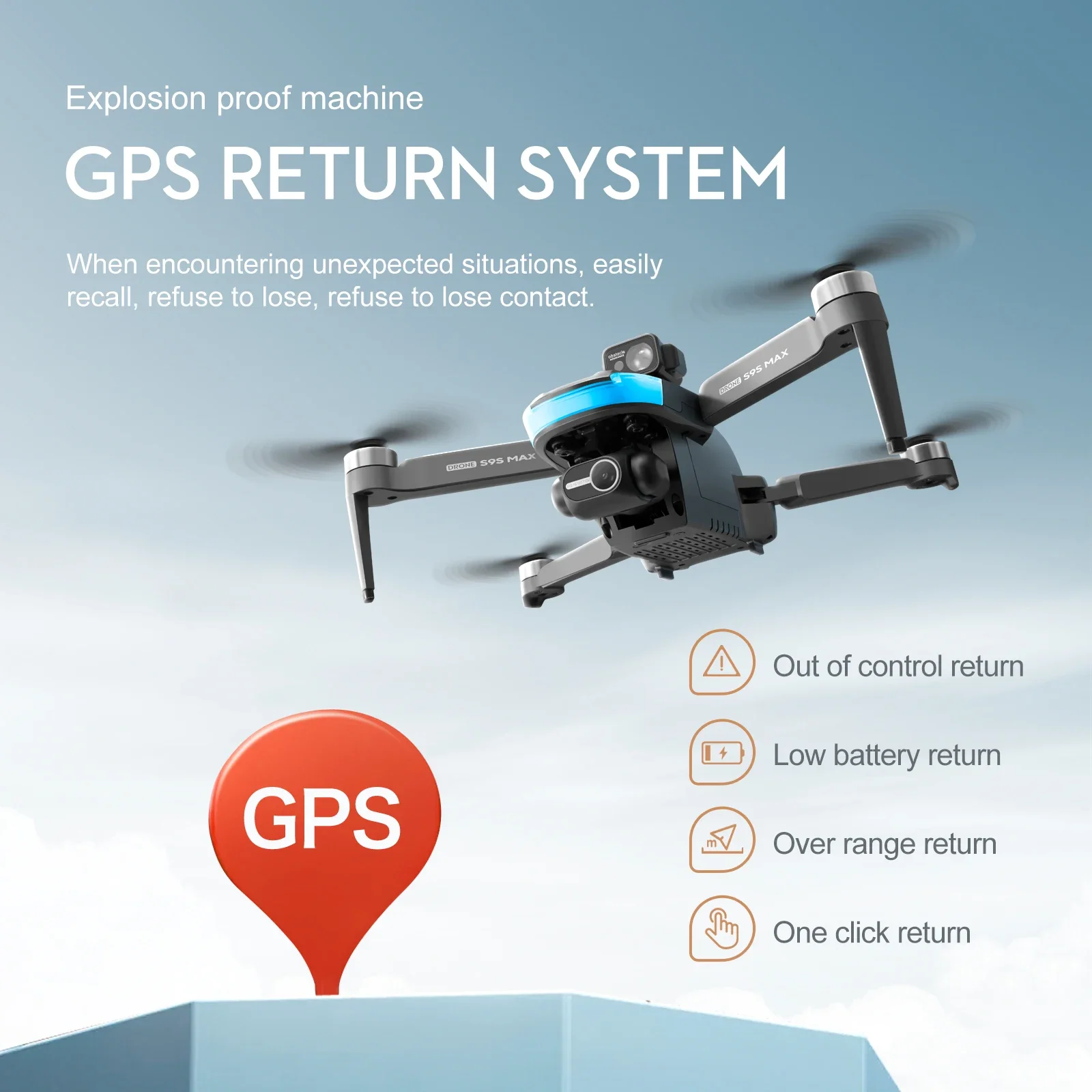 NEW S9S MAX MINI Drone 4K 2-Ax - Drone Battery Case ulasan dan harga