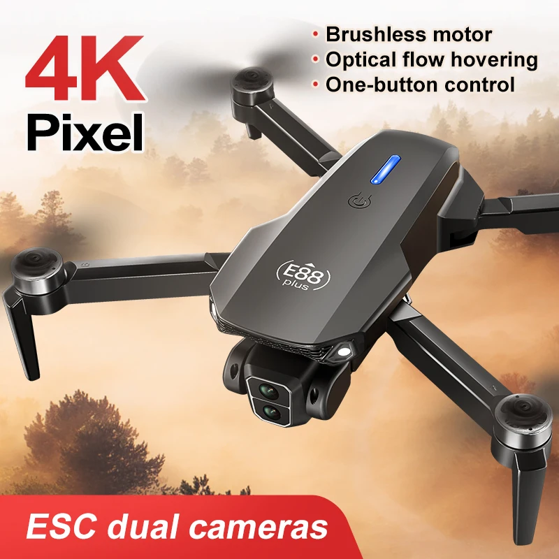 New E88 Plus Quadcopter Drone: - Drone Battery Case ulasan dan harga