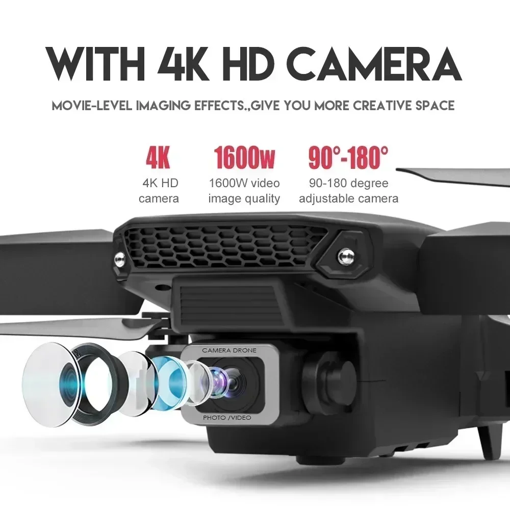 E88 Pro WIFI FPV Drone Wide An - Drone Battery Case ulasan dan harga