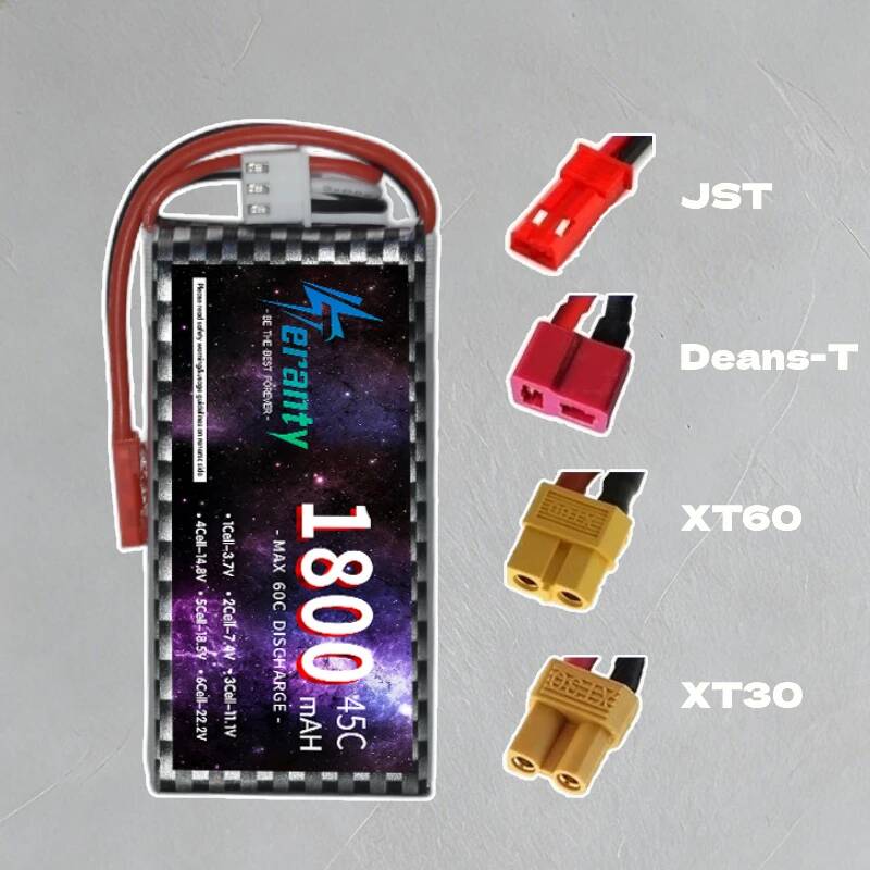TERANTY 2S 3S 4S 1800mAh Lipo  - Drone Battery Lipo ulasan dan harga