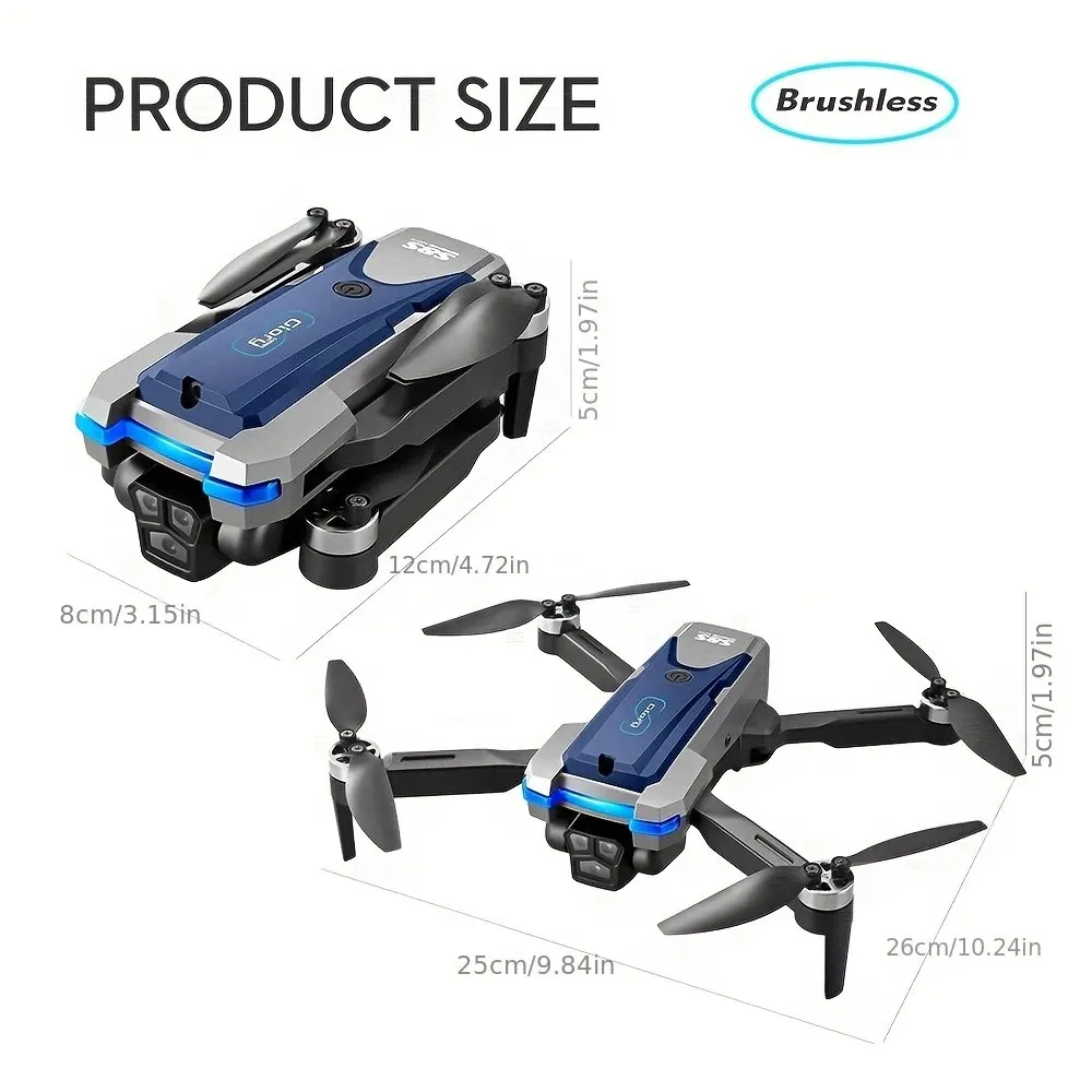 S8S GPS Drone 5G Wifi 8K HD Du - Drone Battery Case ulasan dan harga