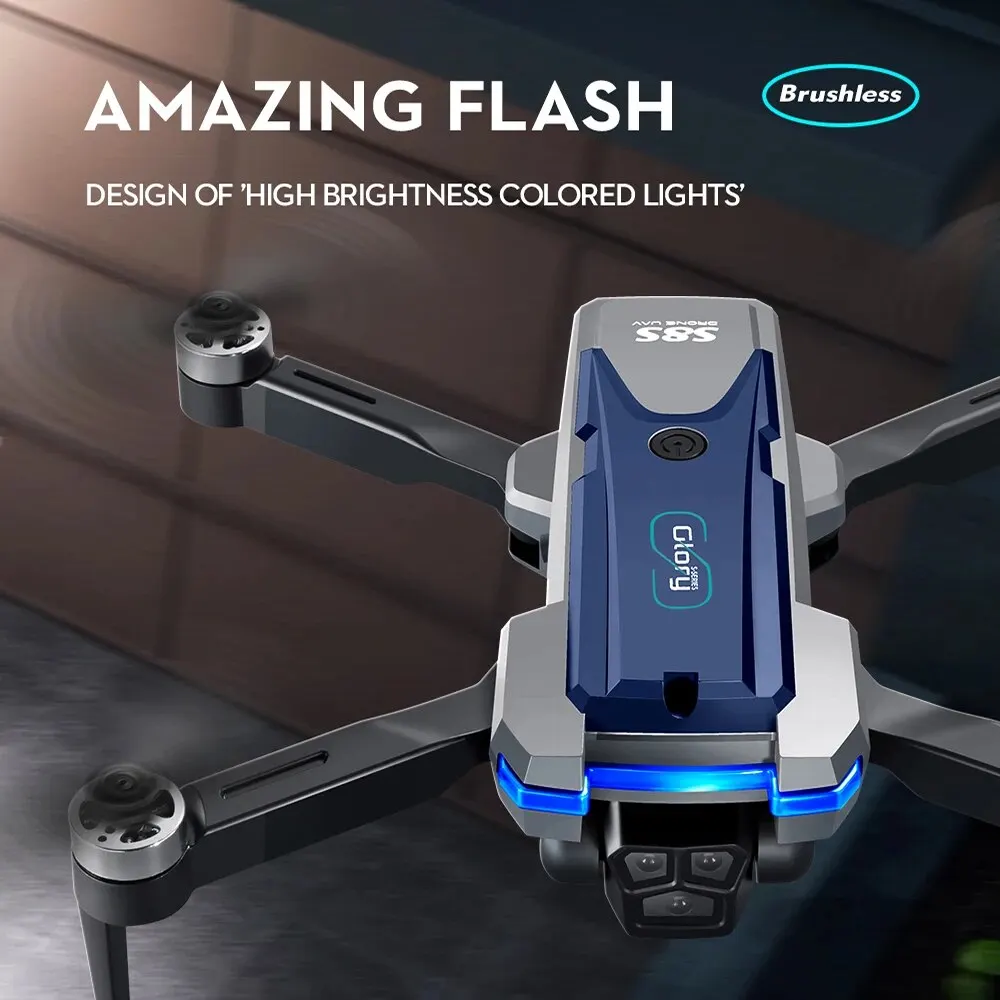 S8S GPS Drone 5G Wifi 8K HD Du - Drone Battery Case ulasan dan harga